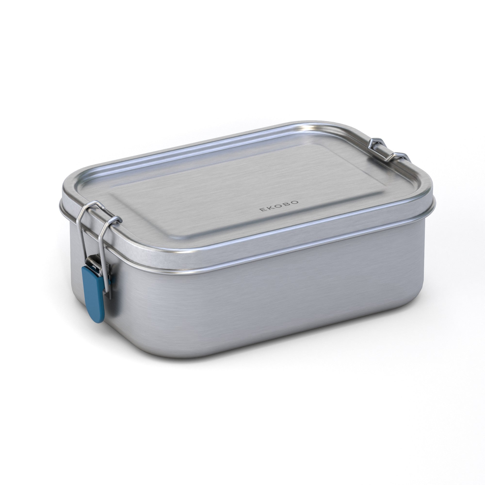 Stainless Steel Lunch Box with heat safe insert #color_Blue Abyss