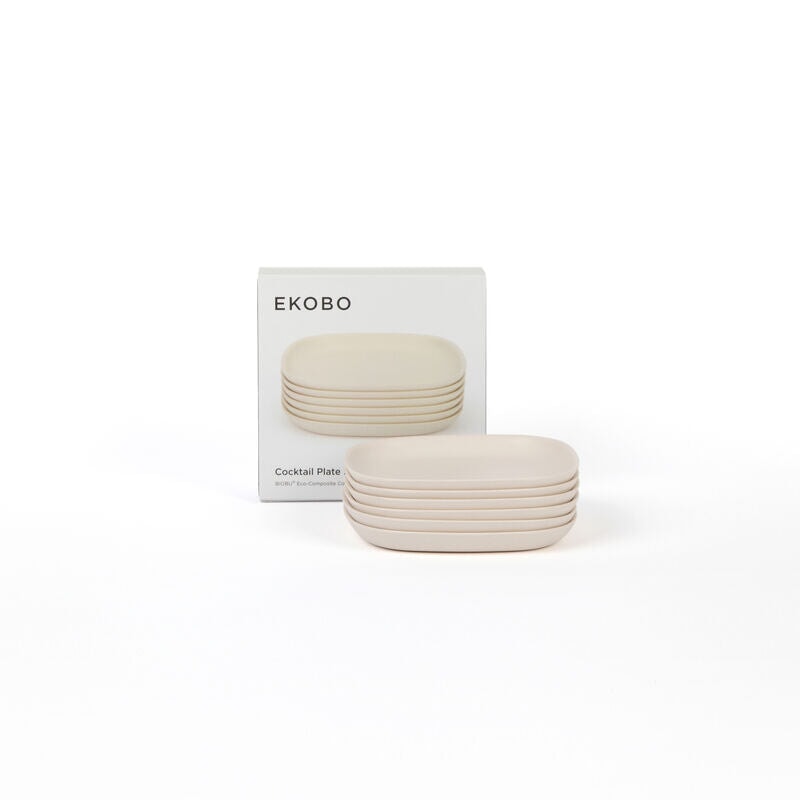 Cocktail Plate - Set of 6 #color_Off White