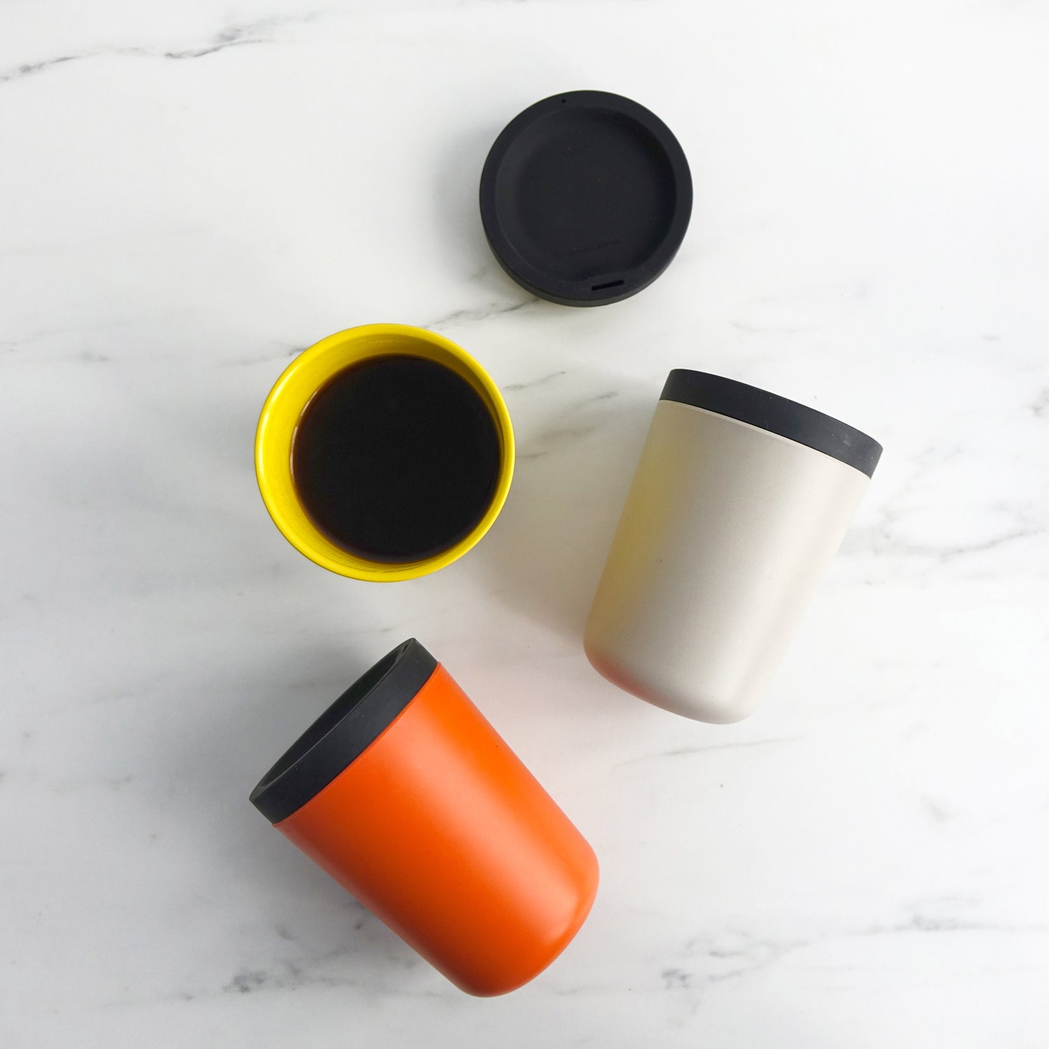 Takeaway Mug - 12 oz #color_Stone