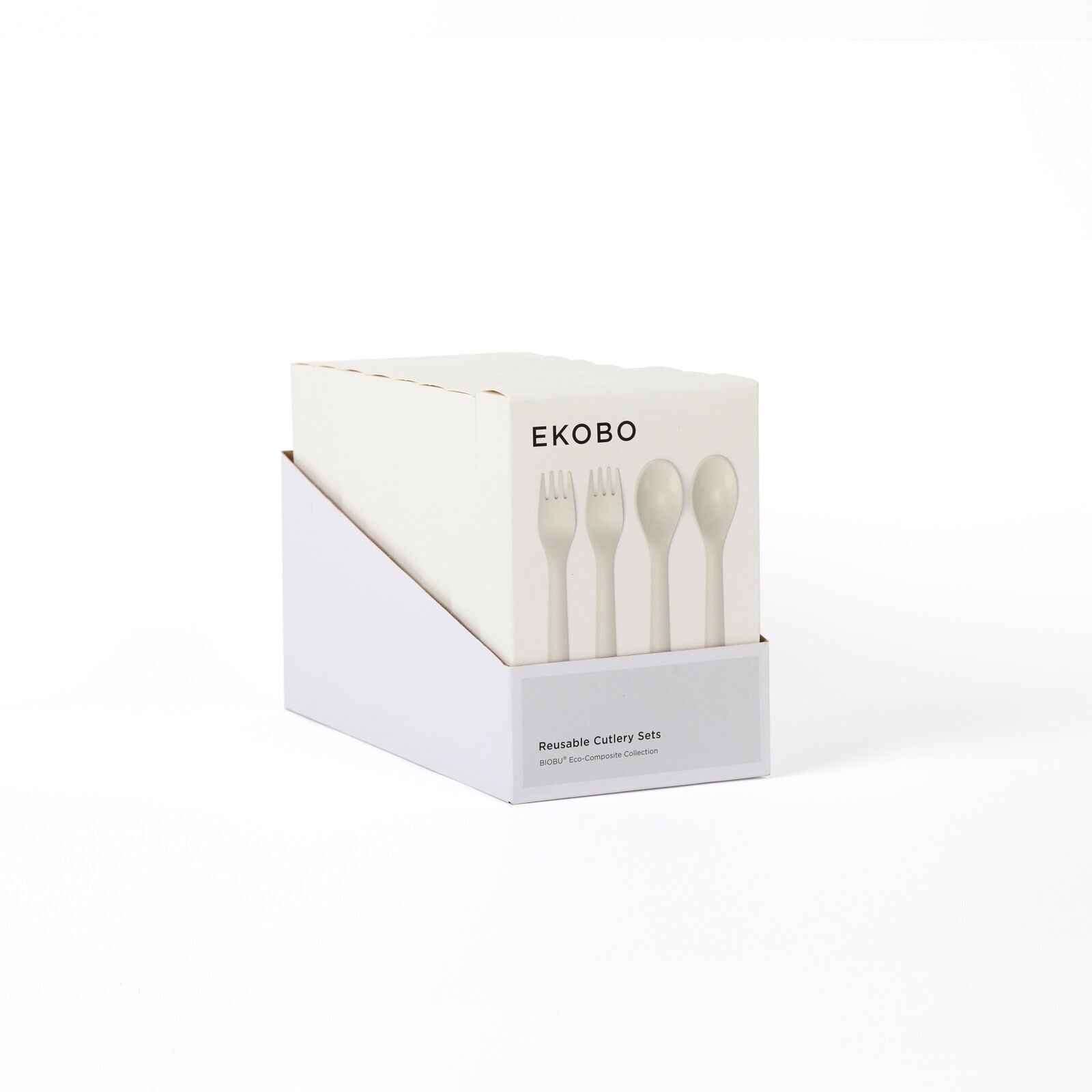 Reusable Cutlery Set Duos #color_Cloud