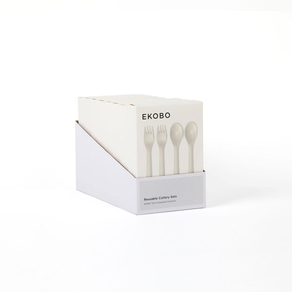 Reusable Cutlery Set Duos - Cloud