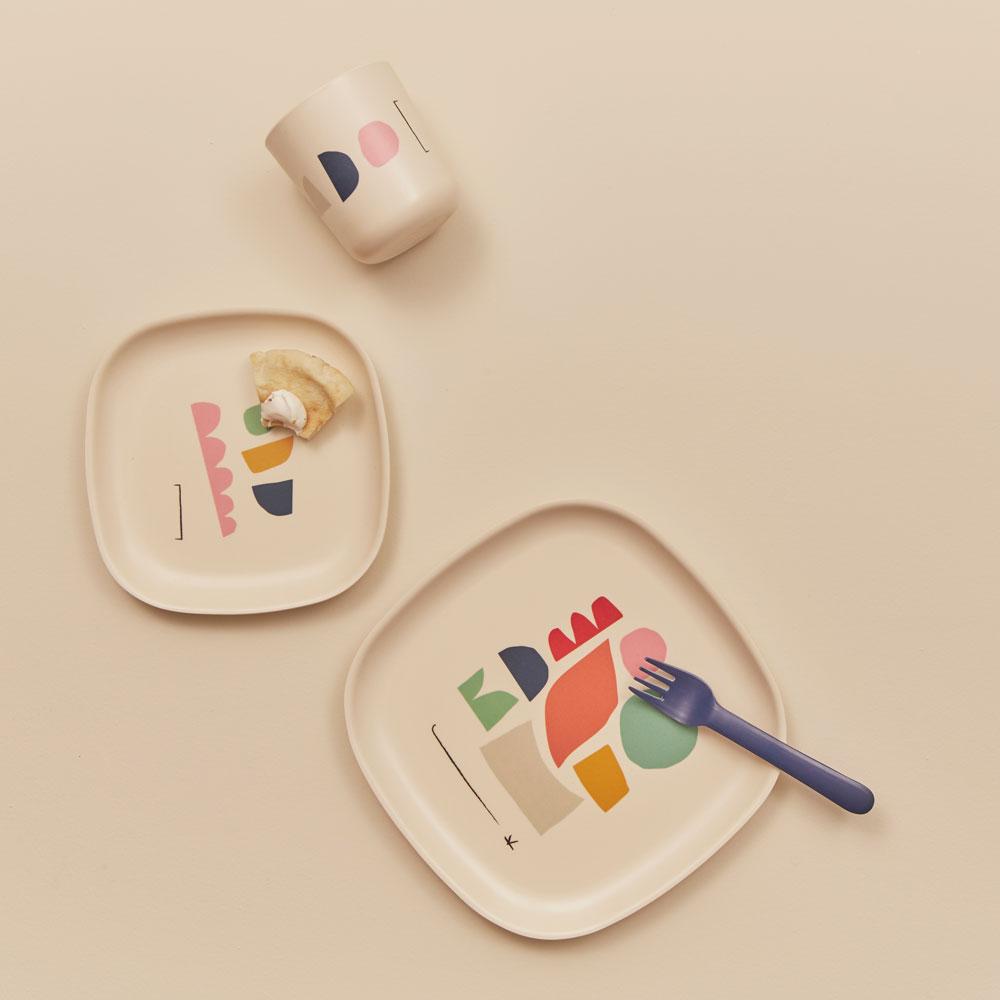 Illustrated Medium Cup Set #color_Color Series
