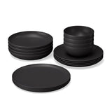 Round Medium Plate - Black