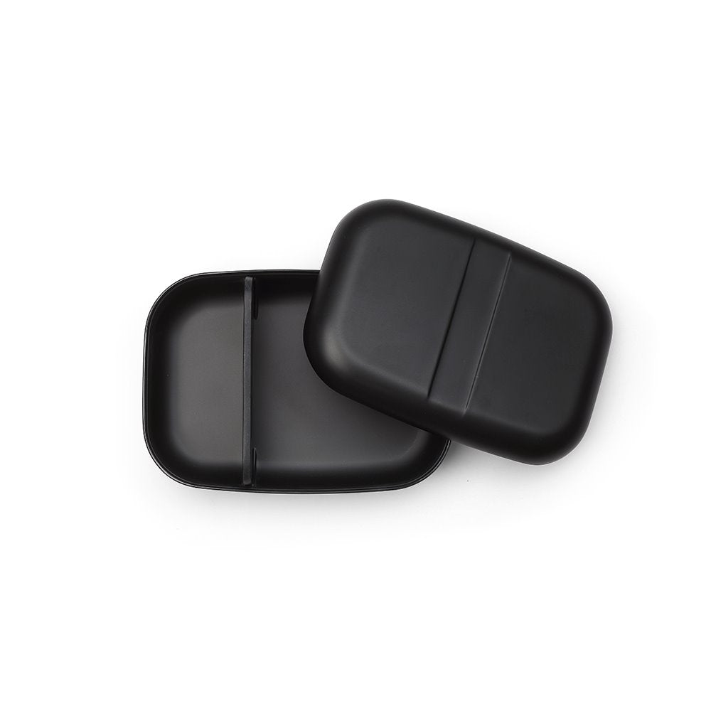 Rectangular Bento Lunch Box #color_Black