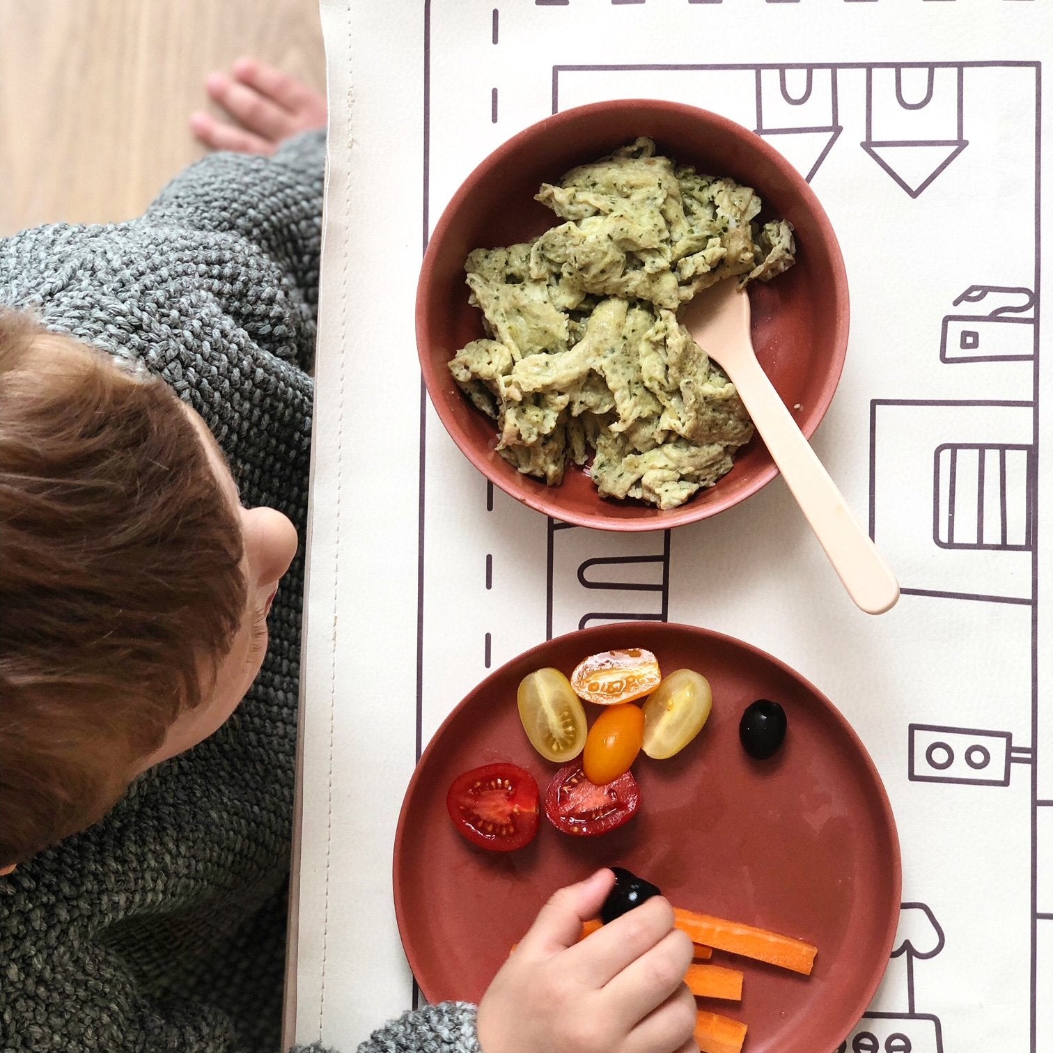 Kids Bowl Set #color_Scandi