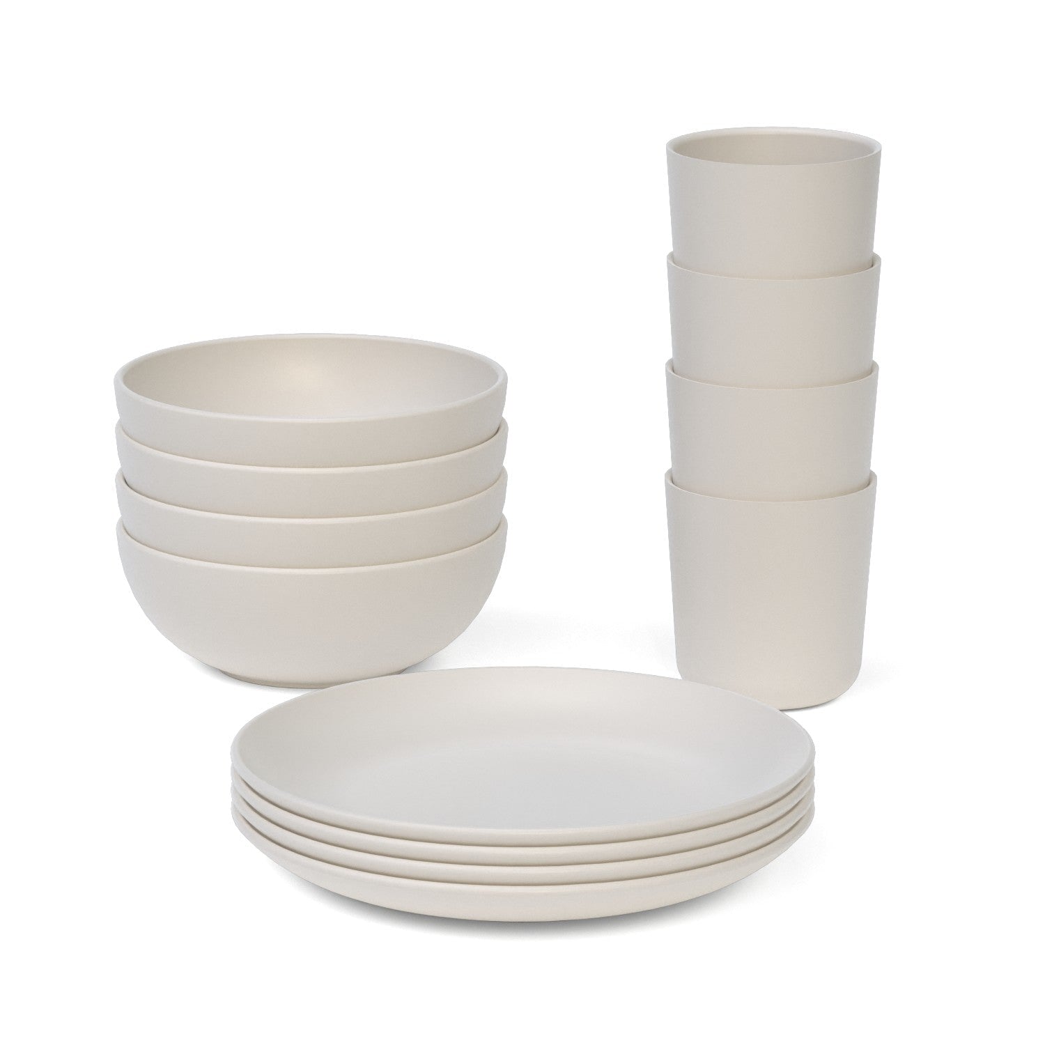 Round Cereal Bowl - Set of 4 #color_Off-White