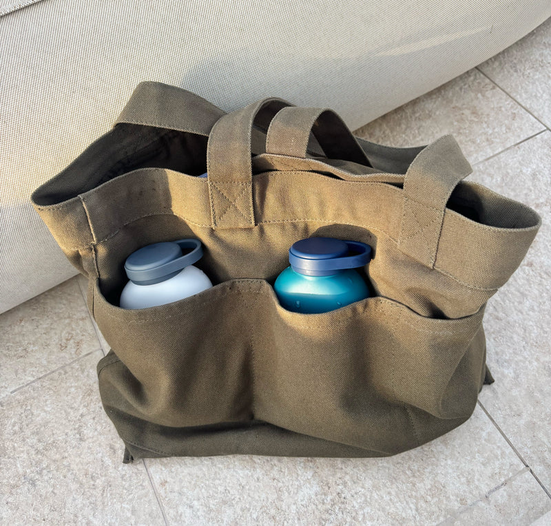 Slim Water Bottle 12 oz Blue Abyss / Midnight Blue