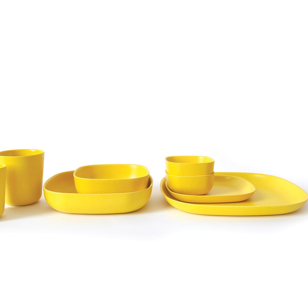 Dinner Plate - Set of 4 #color_Lemon