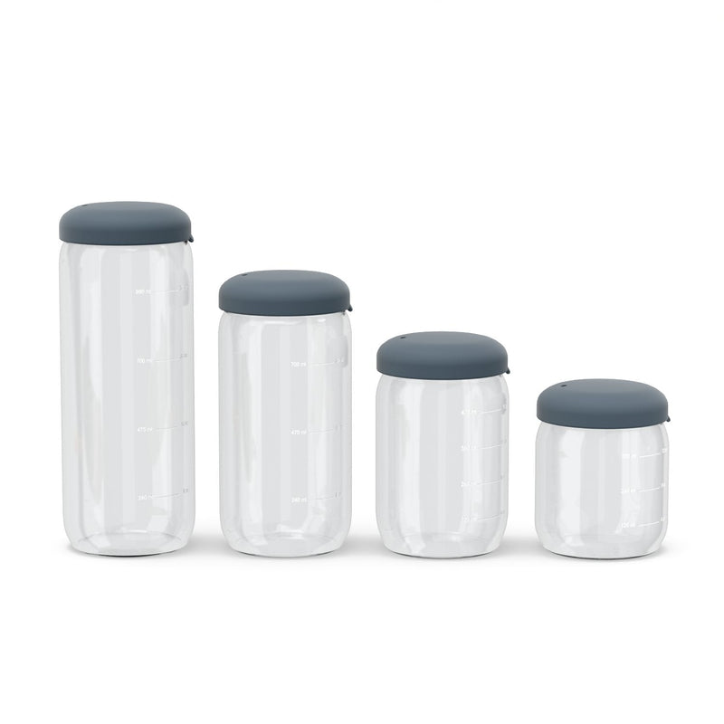 Food Storage Jar in Borosilicate Glass 350 ml - Storm EKOBO USA