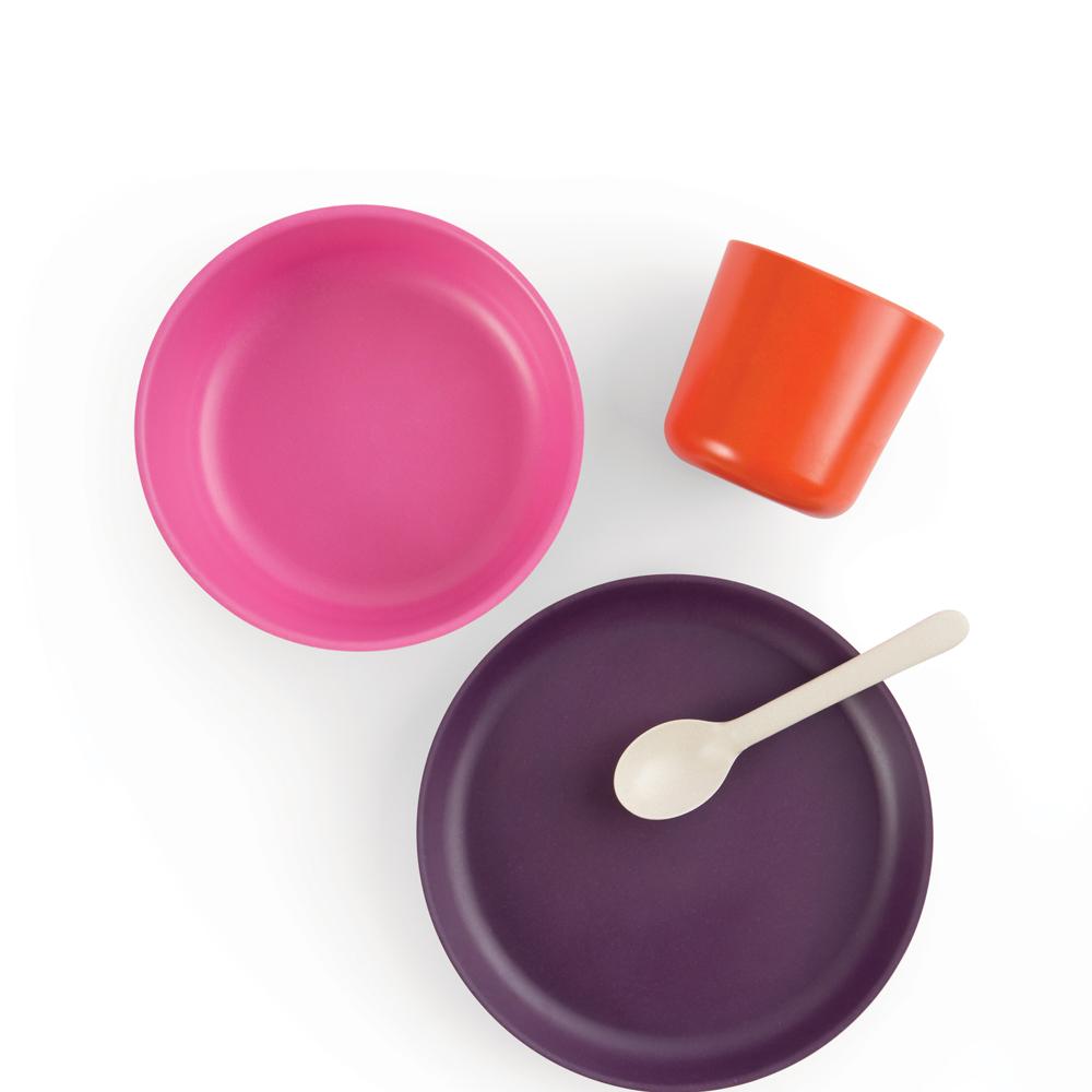 Kids Dinner Set - Aki #color_Ume