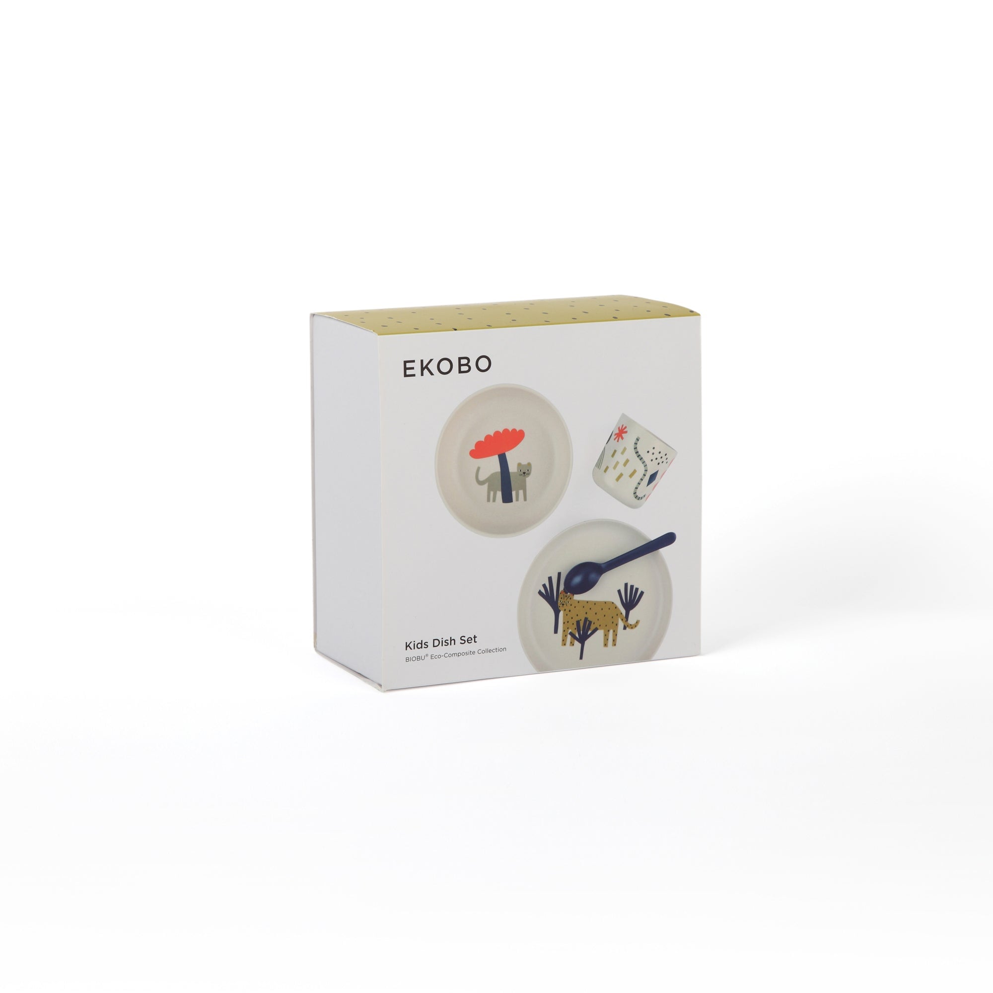 Illustrated Bamboo Kid Set - Leopard