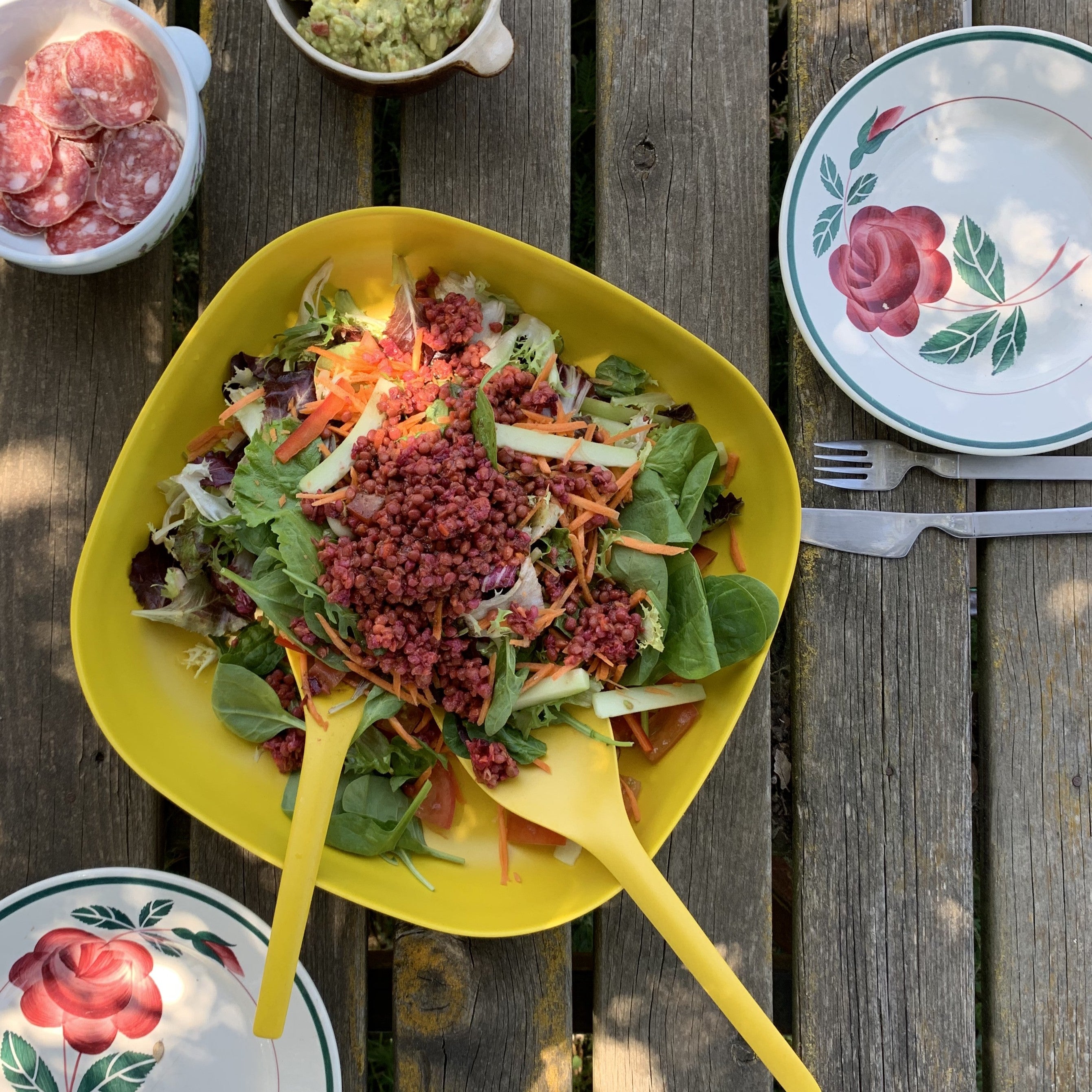 Medium Salad Bowl  - Lemon