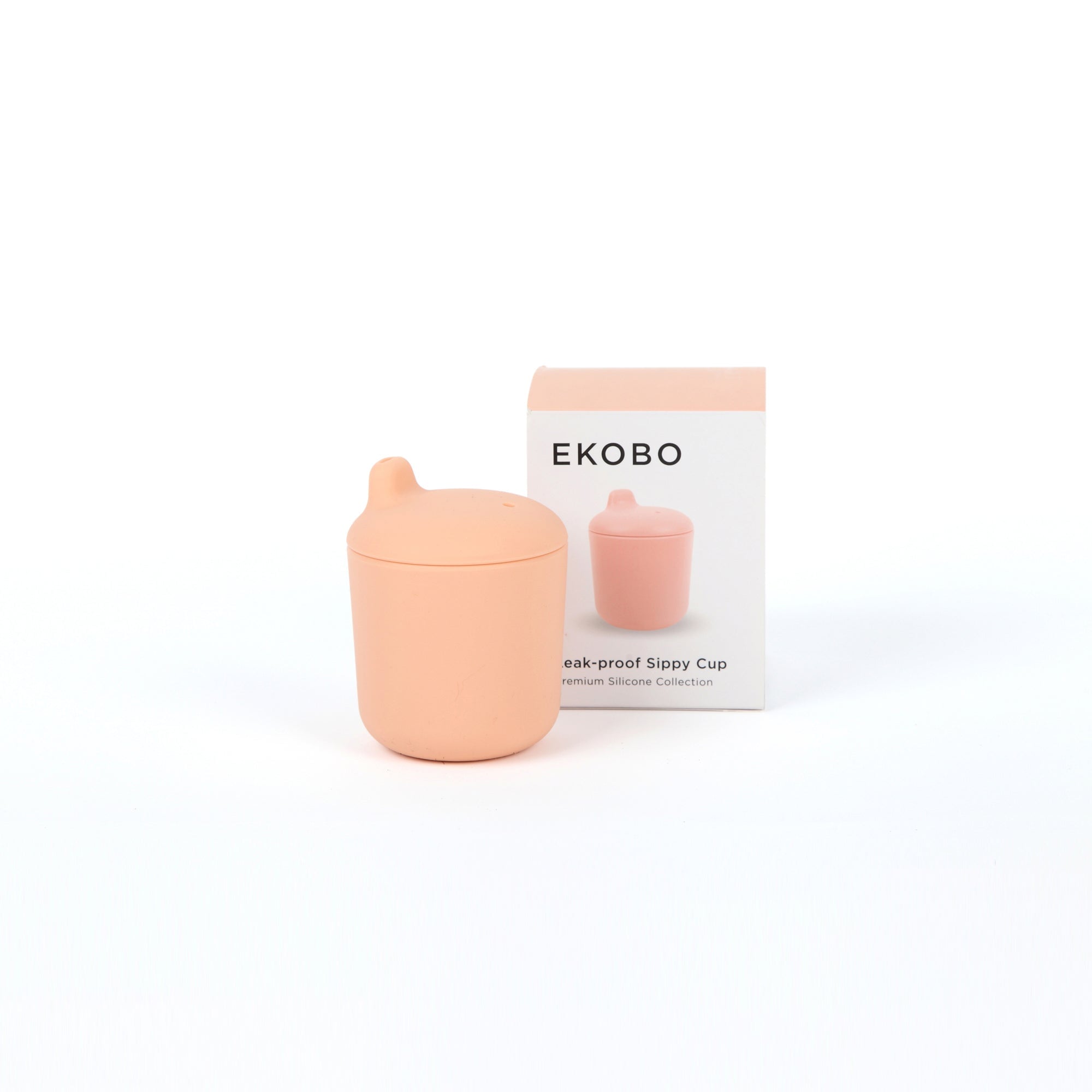 Silicone Leakproof Sippy Cup #color_Blush