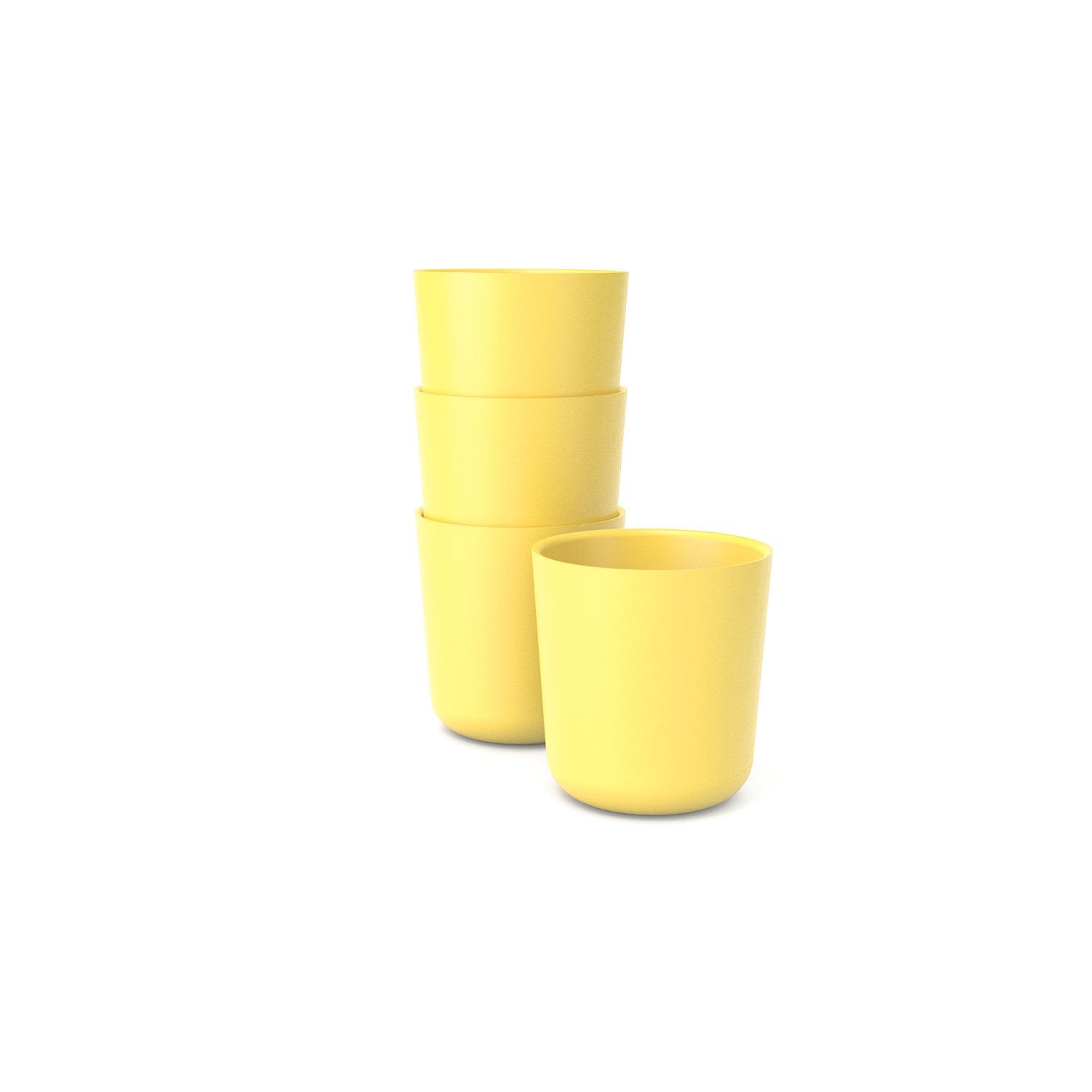 Medium Cup - Set of 4 #color_Lemon