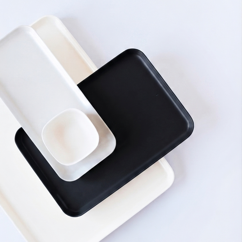 Medium Serving Tray #color_Black