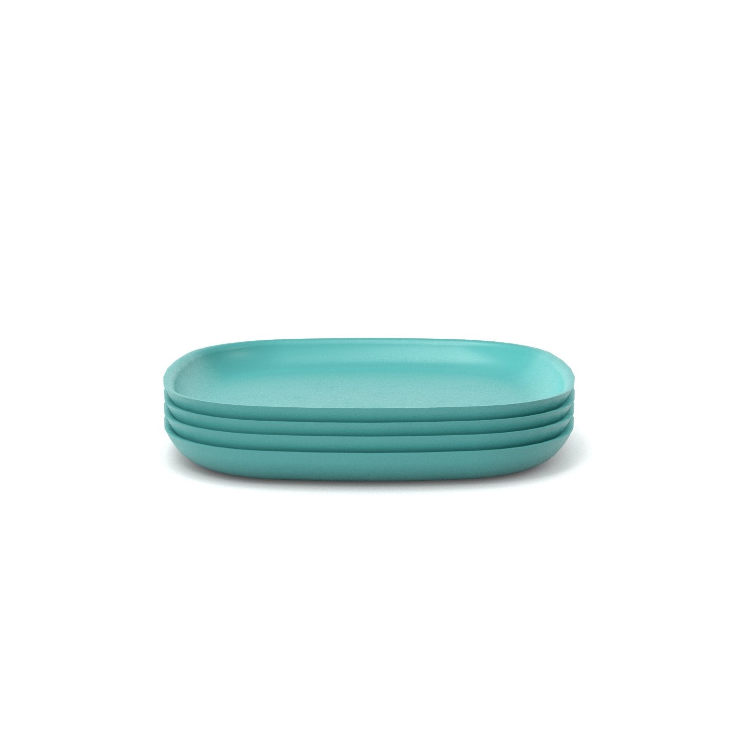 Medium Plate - Set of 4 #color_Lagoon