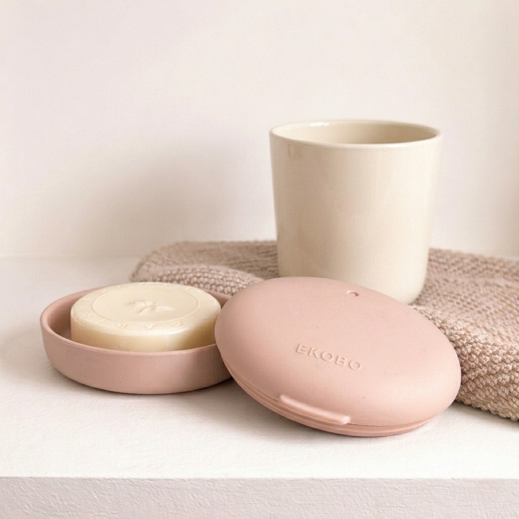 Oval Travel Soap Box - Blush