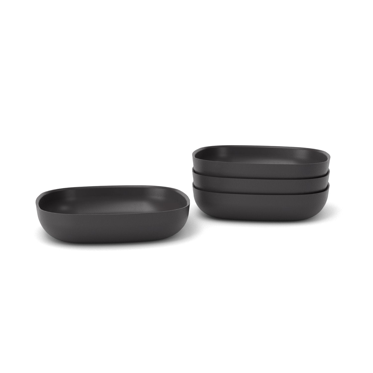 Pasta Salad Bowl - Set of 4 #color_Black