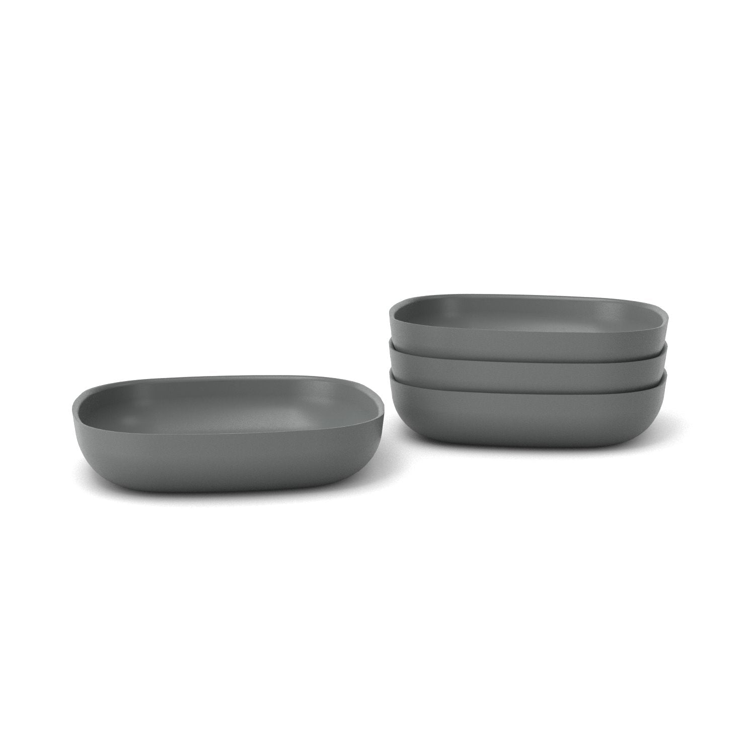Pasta Salad Bowl - Set of 4 #color_Smoke