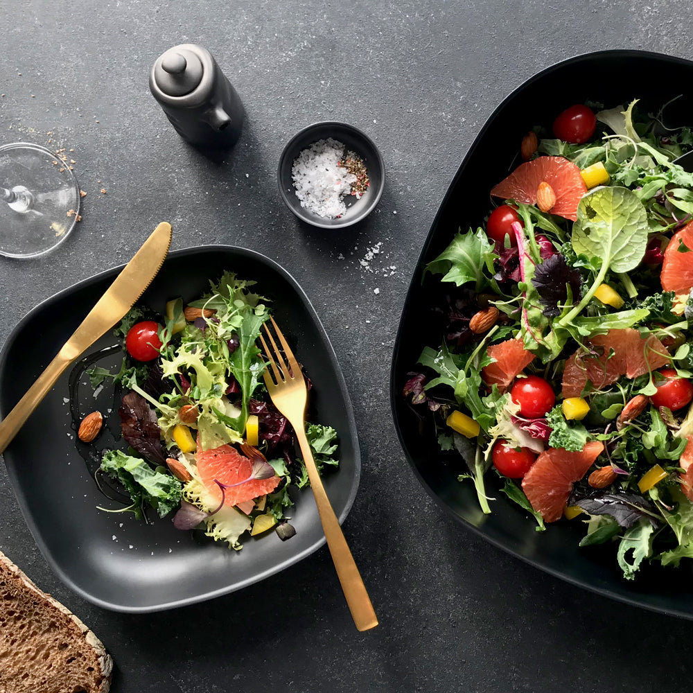 Dining Essentials 16 Piece Set #color_Black