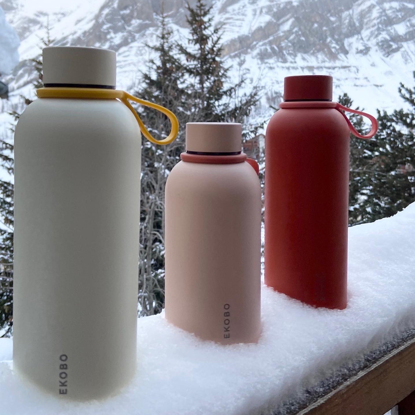 Insulated Reusable Bottle - 12 oz #color_Blush
