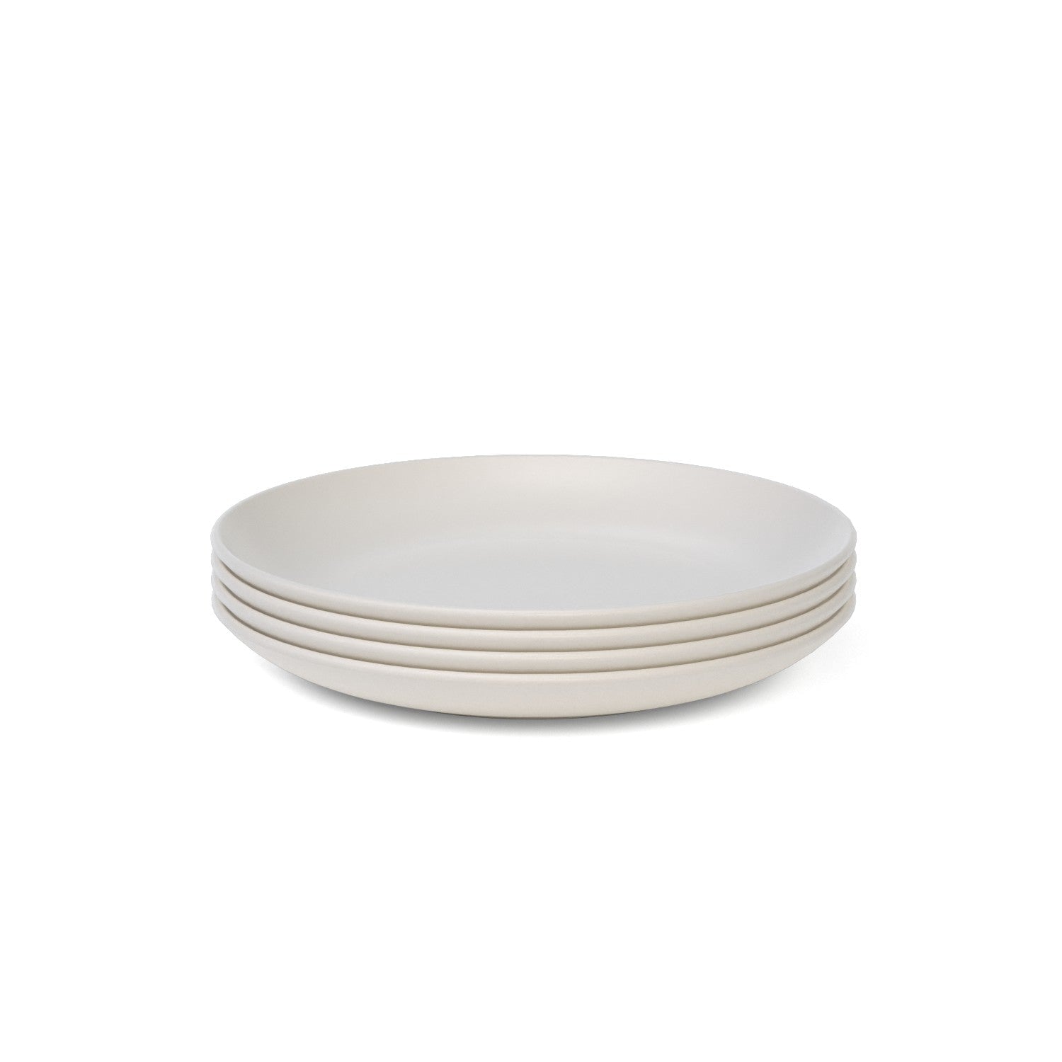 Round Side Plate - Set of 4 #color_Off-White
