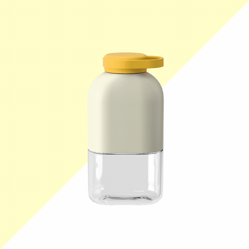 Slim Water Bottle 12 oz Ivory / Mimosa