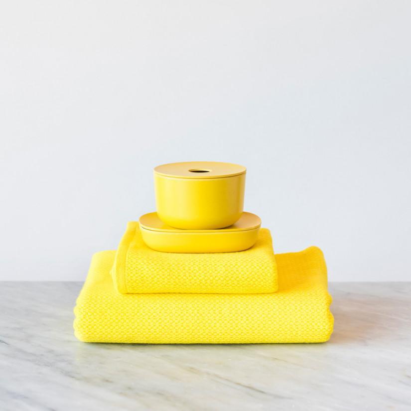 Small Storage Box - Set of 2 #color_Lemon