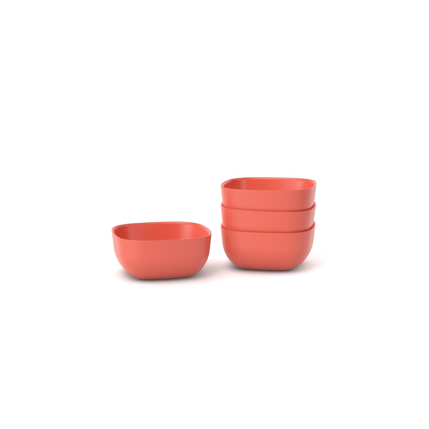 Small Bowl - Set of 4 #color_Persimmon