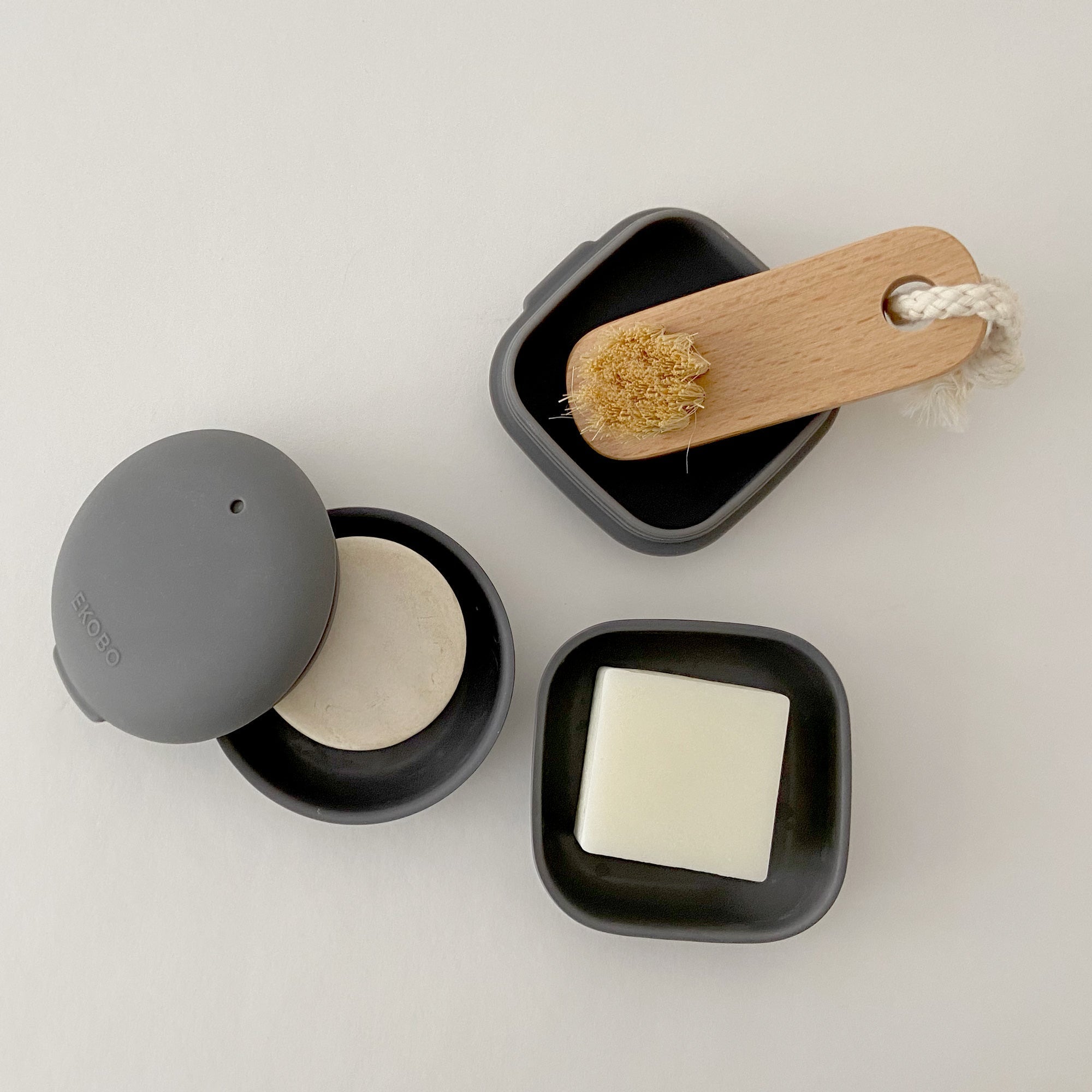 Round Travel Soap Box #color_Smoke
