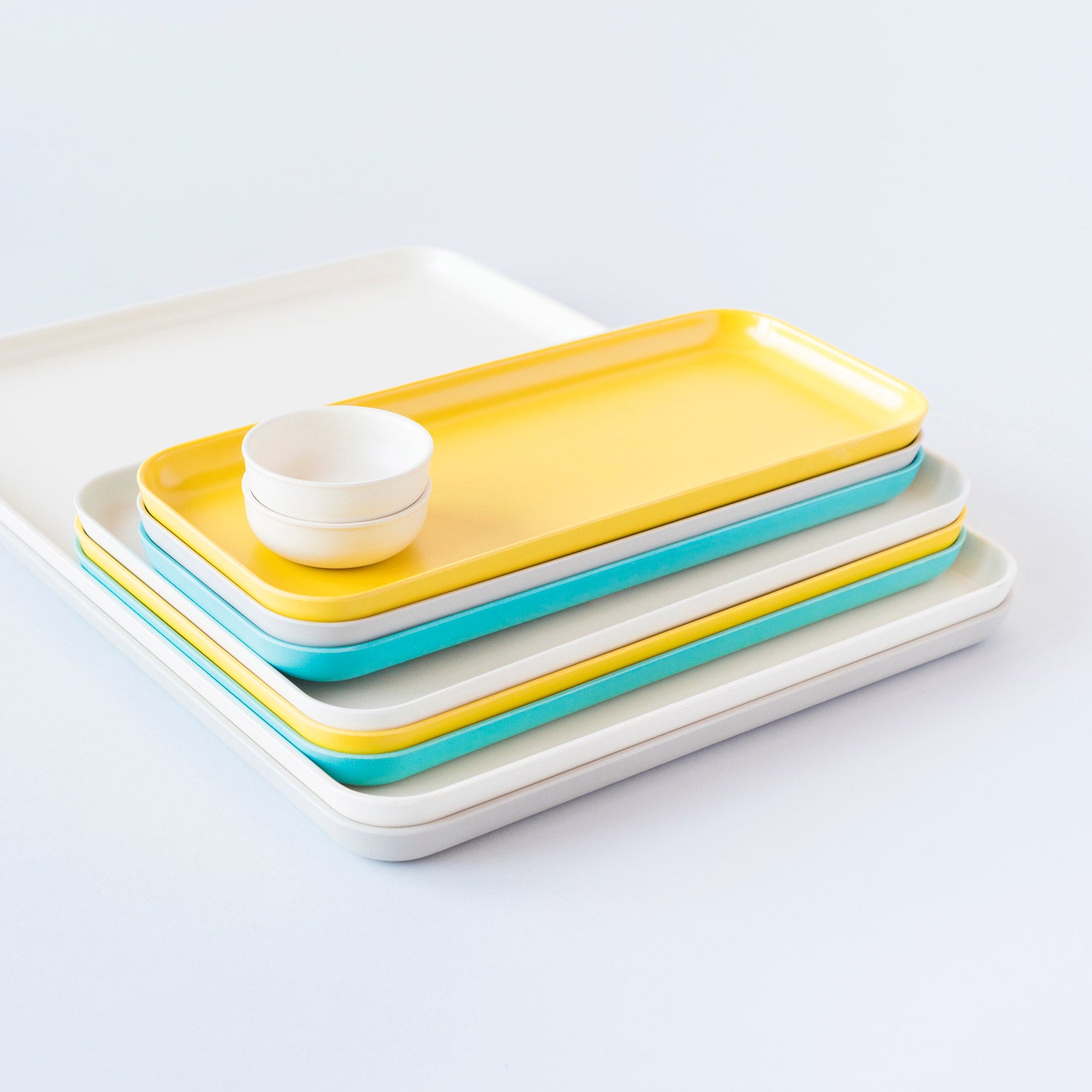 Small Tray - Set of 2 #color_Lemon