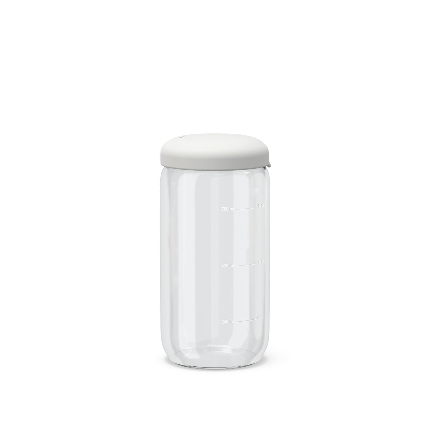 Food Storage Jar in Borosilicate Glass - 25 oz #color_Cloud
