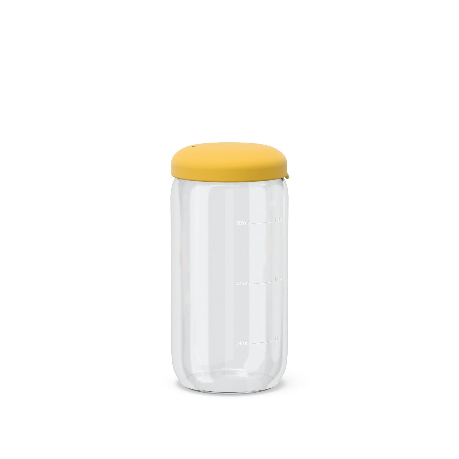 Food Storage Jar in Borosilicate Glass - 25 oz #color_Mimosa