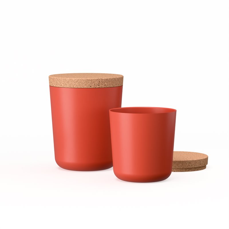 Duo Storage Jar XL & XXL #color_Persimmon