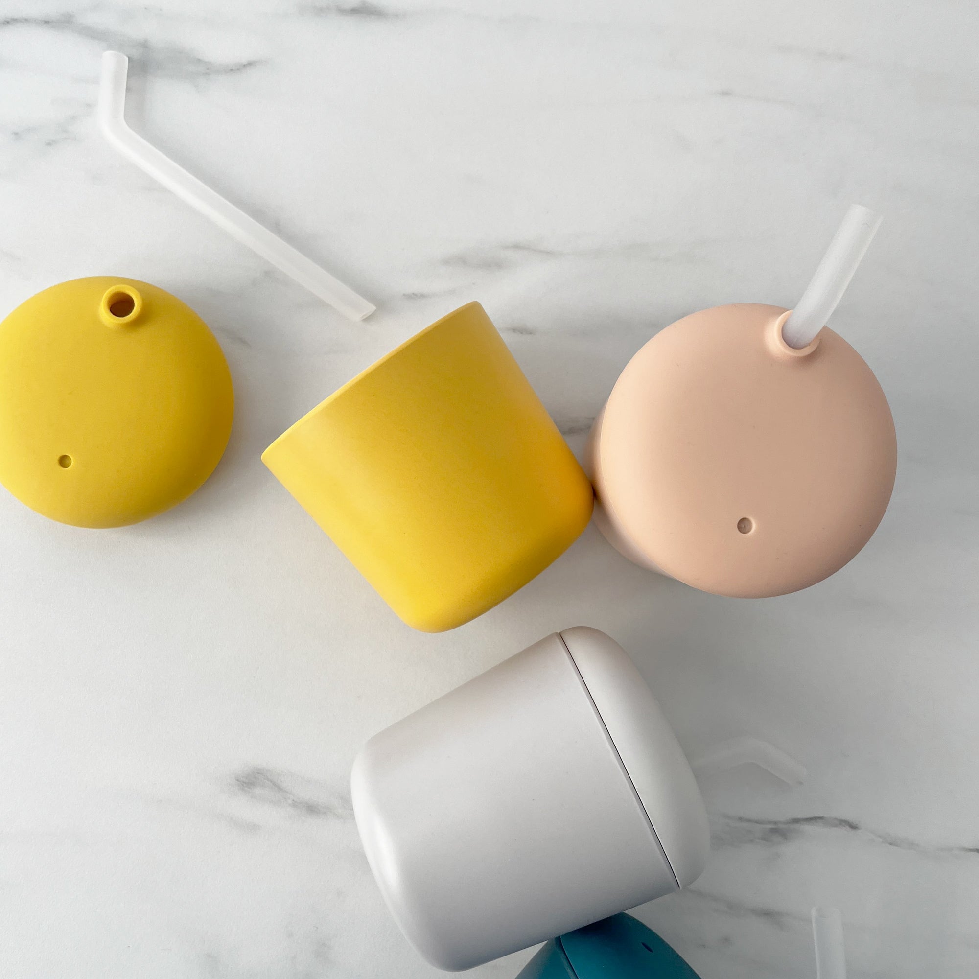 Silicone Straw Set for Sippy Cup - Mist