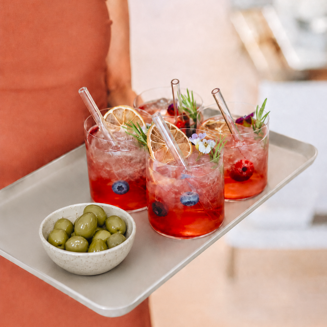 Medium Serving Tray #color_Stone