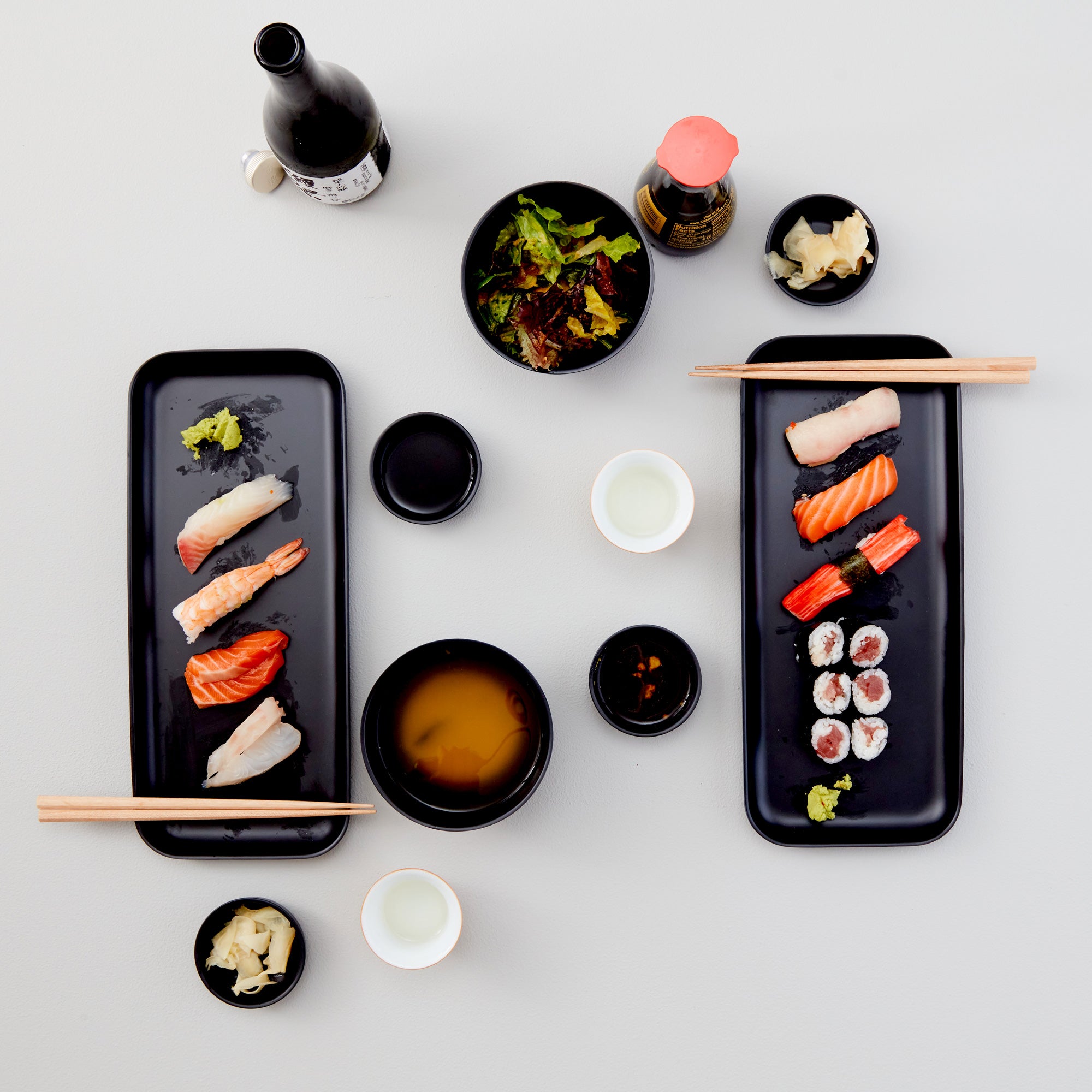Sushi Set for 2 #color_Black