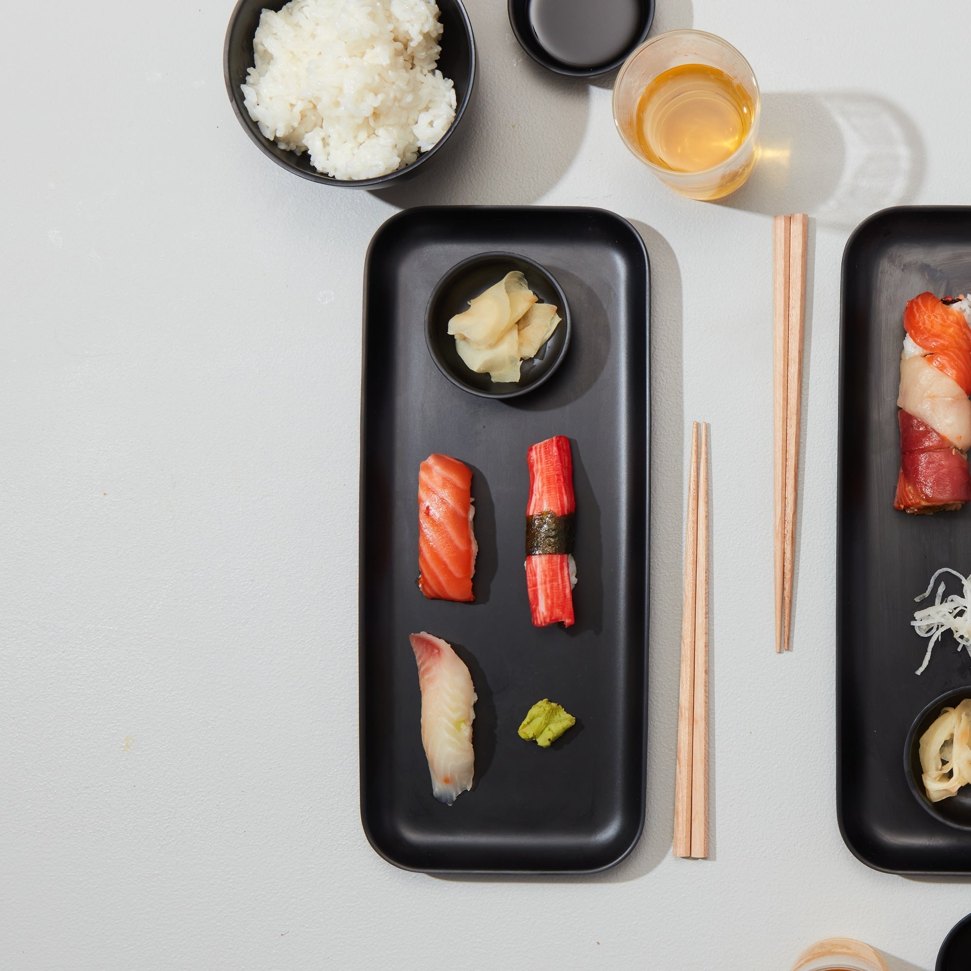 Small Tray - Set of 2 #color_Black