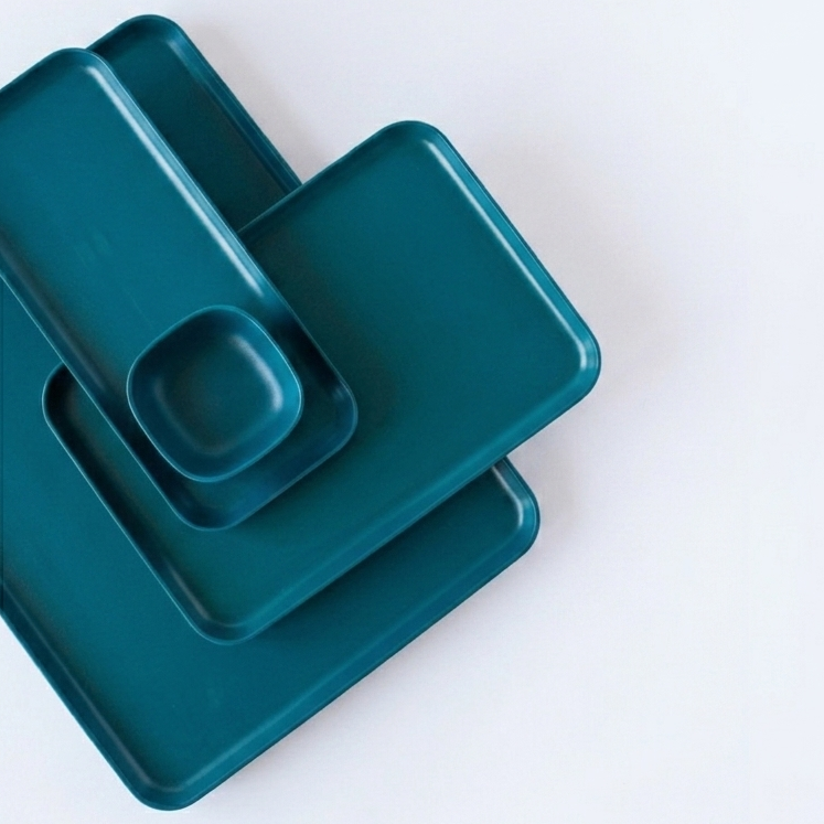 Large Serving Tray - Blue Abyss