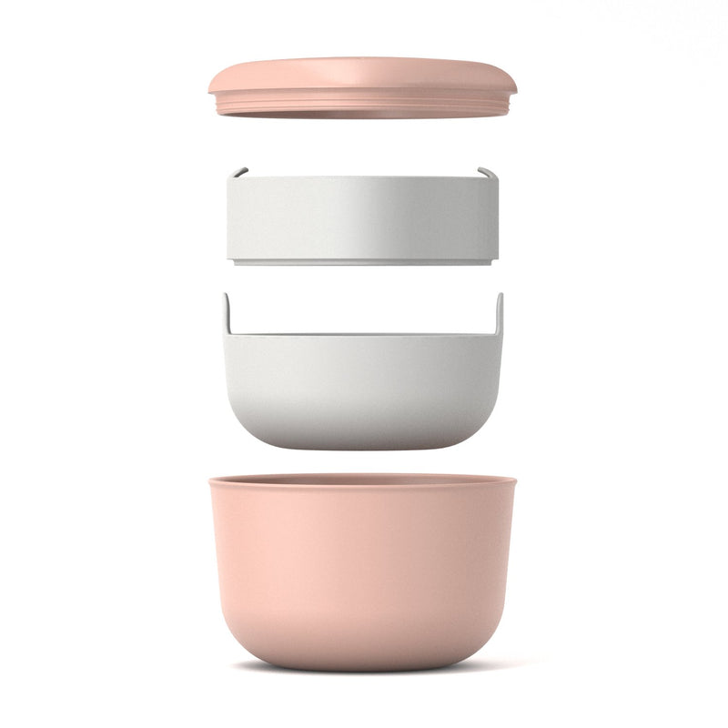 Lunch Set with heat-safe inserts - Blush