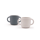 Silicone Training Cup Set - Cloud / Storm