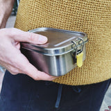 Stainless Steel Lunch Box with heat safe insert - Mimosa EKOBO 