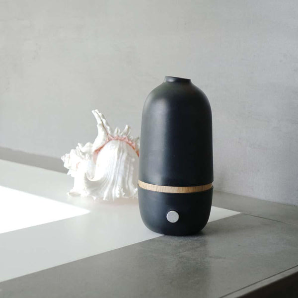 ONA Aromatherapy Nebulizing Essential Oil Diffuser Black