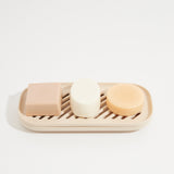 Shower Trio & XL Soap Dish Gift Set