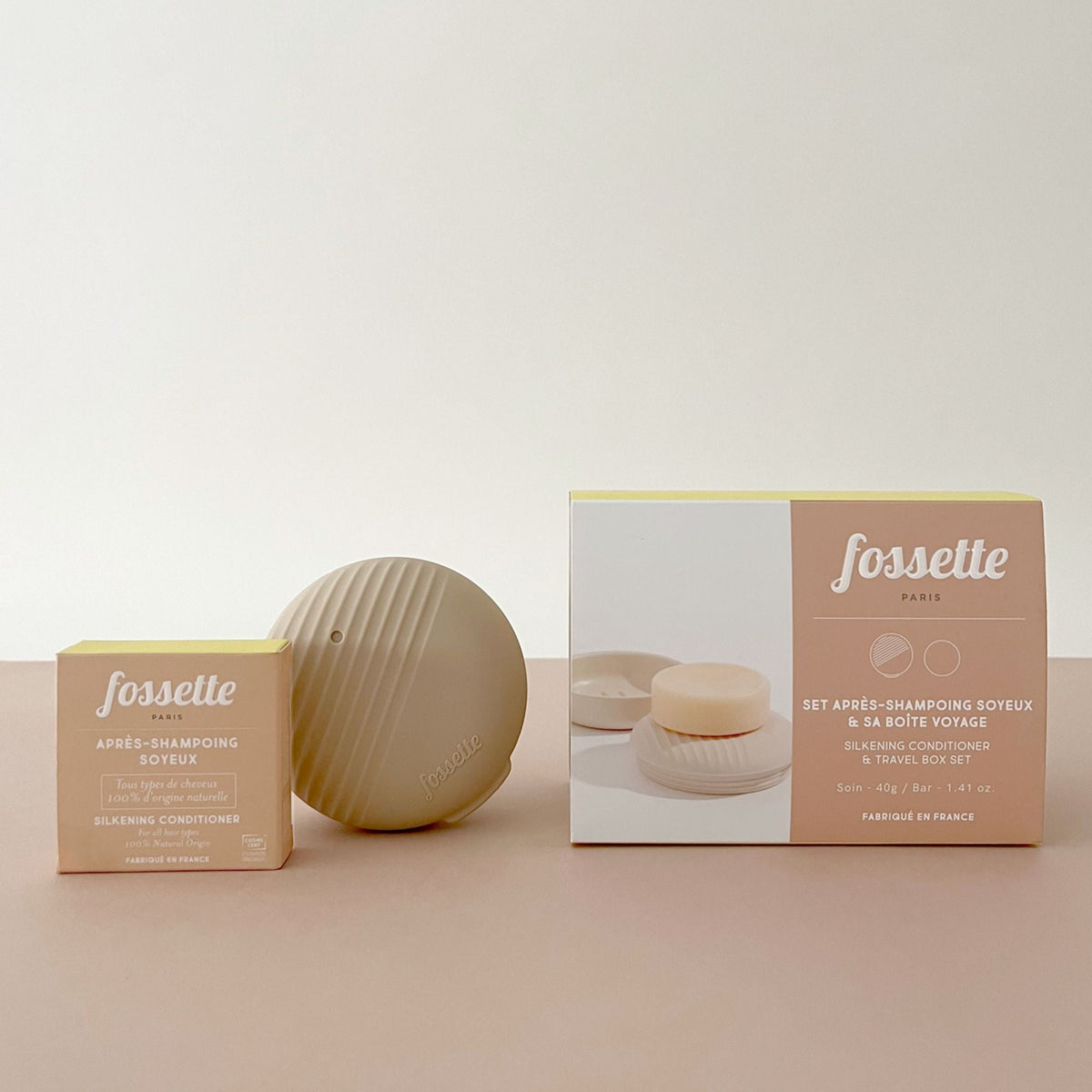 100% Natural Conditioner & Travel Box Set | Fossette Care