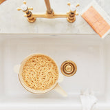 Large Mixing Bowl and Colander Set - Off White