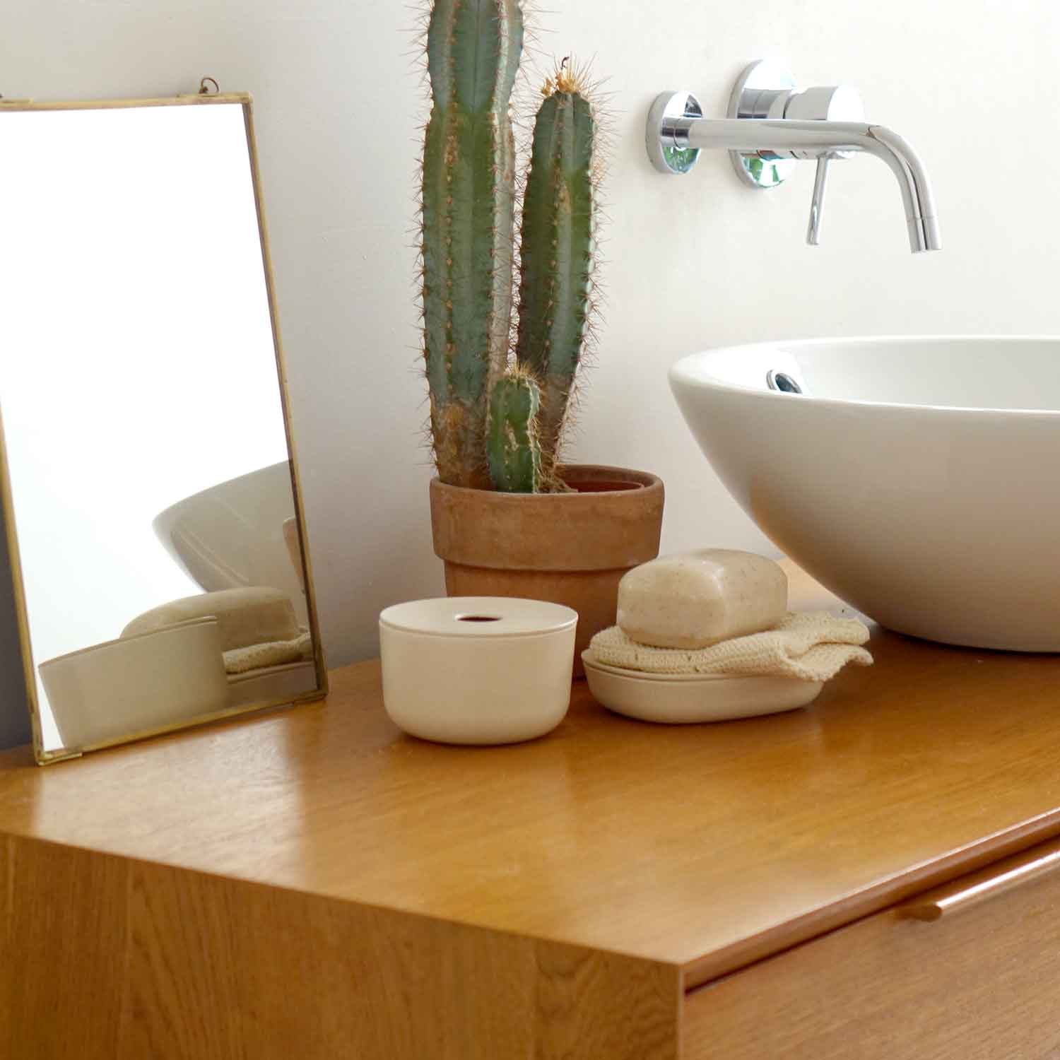 Soap Dish - Off White - Set of 2 - Thumbnail 2