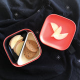 Square Bento Lunch Box - Coral