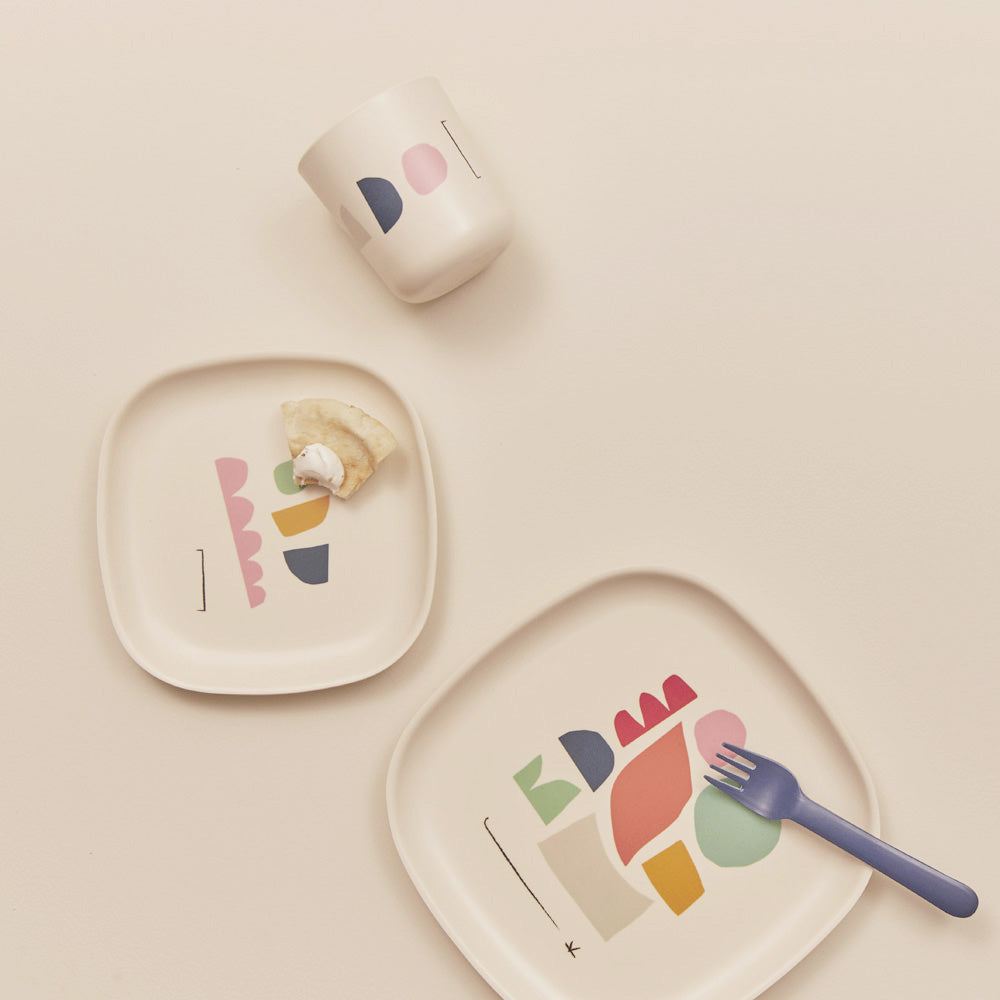 Illustrated Medium Plate Set - Color Series
