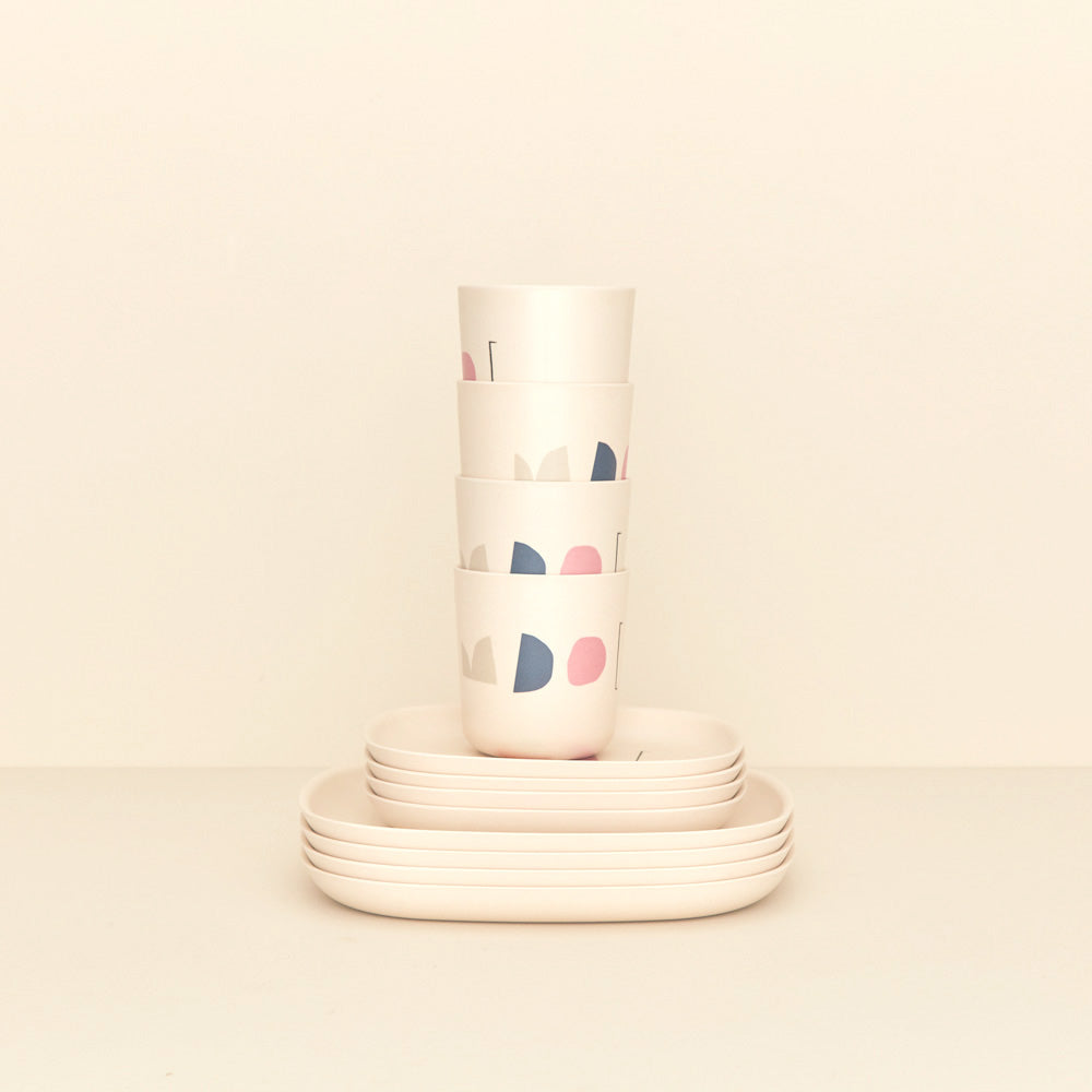 Illustrated Medium Plate Set - Color Series